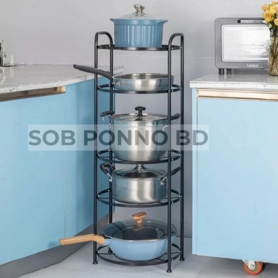 Home Kitchen Pot Rack 5 Layer